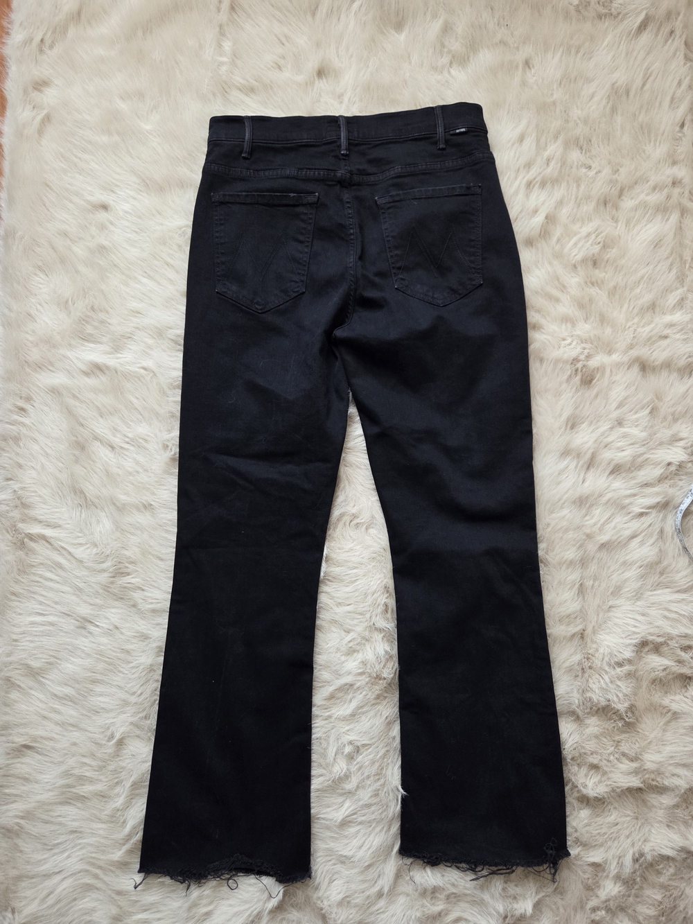 MOTHER Black High-Rise Boot Cut  Jeans Sz 31x 28" Black
